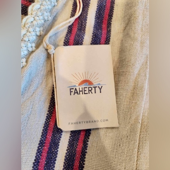 Faherty boho coastal Lagenlook Baja Beach Tunic Dress Size Small new - Picture 9 of 14